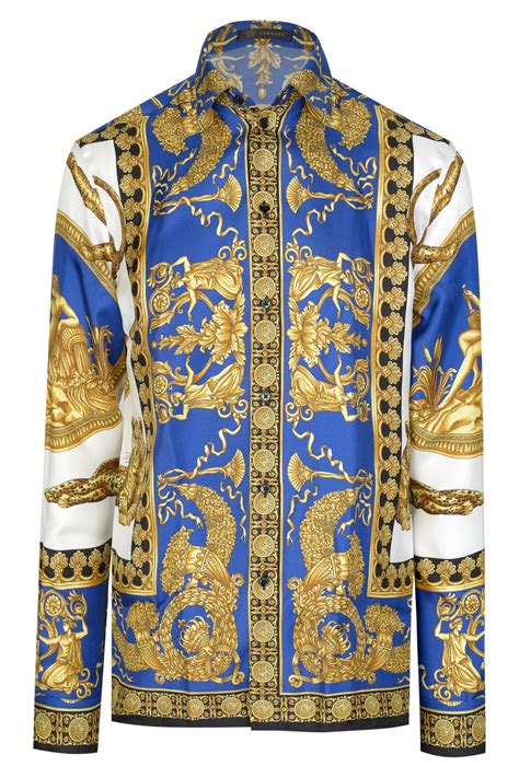 versace style shirt dress|authentic versace shirts.